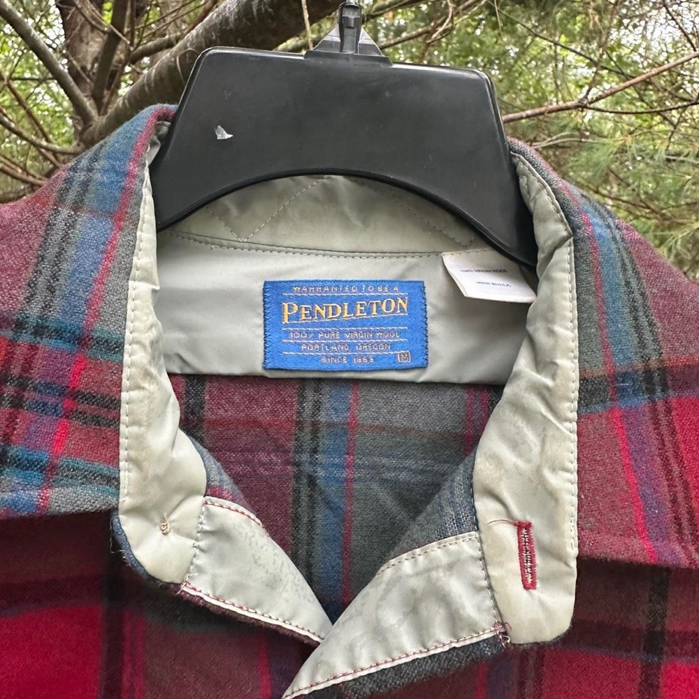 Vintage Pendleton Wool Button Down, Medium - image 3